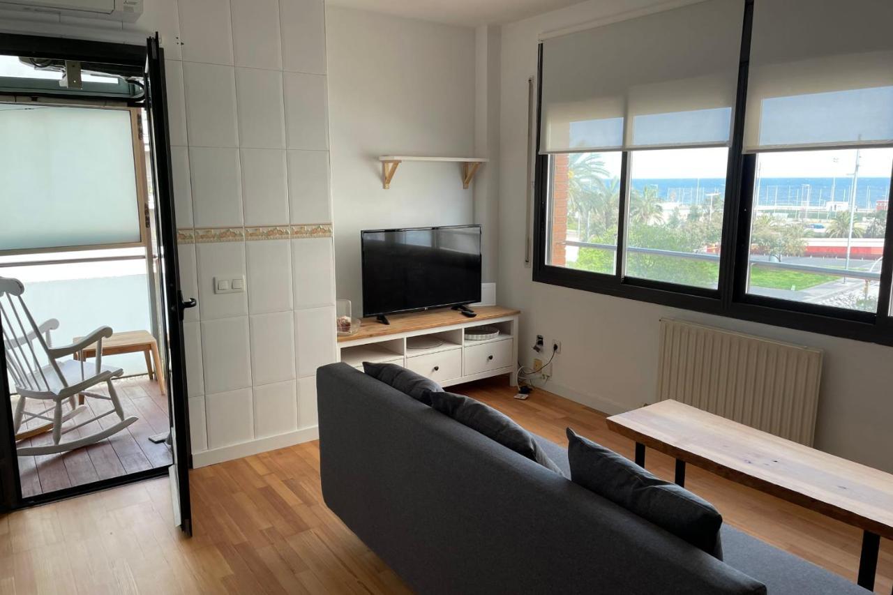 Apartment With Sea Views Next To The Beach Of Mar Bella Barcellona Esterno foto